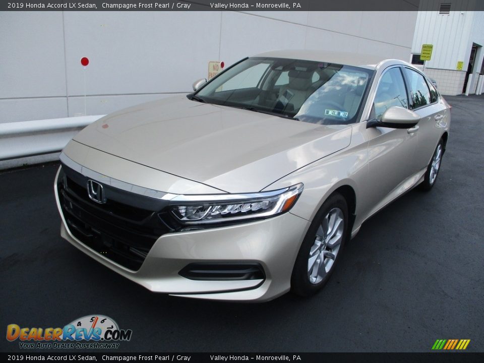 2019 Honda Accord LX Sedan Champagne Frost Pearl / Gray Photo #9