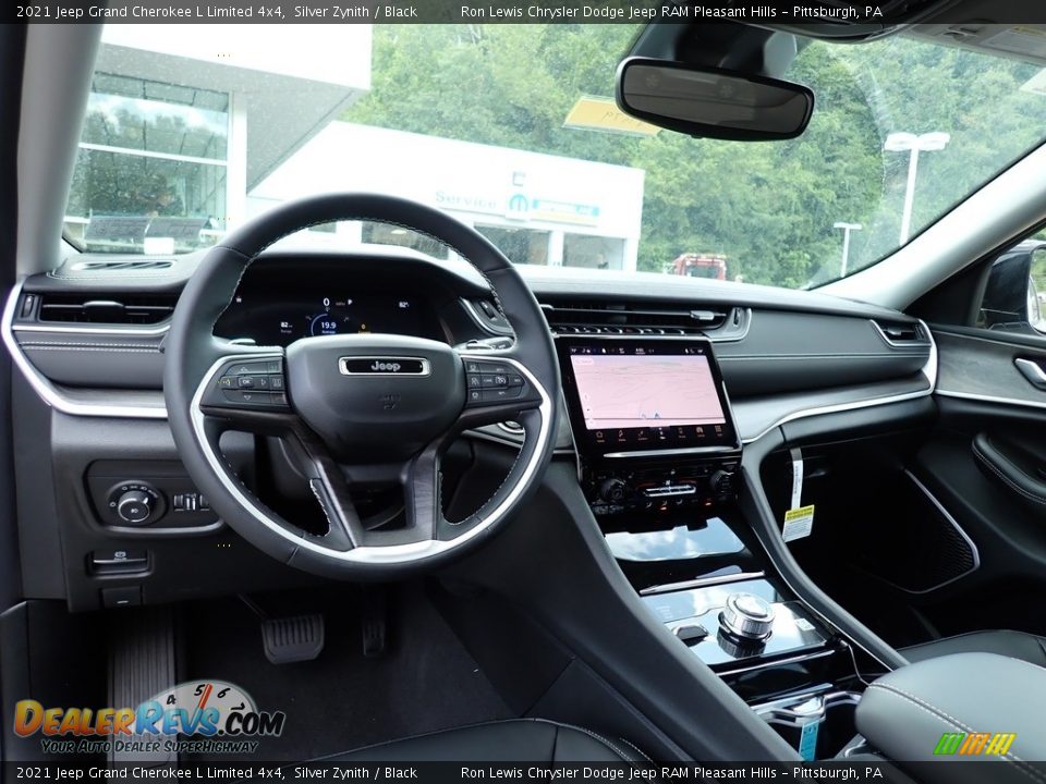 Dashboard of 2021 Jeep Grand Cherokee L Limited 4x4 Photo #13