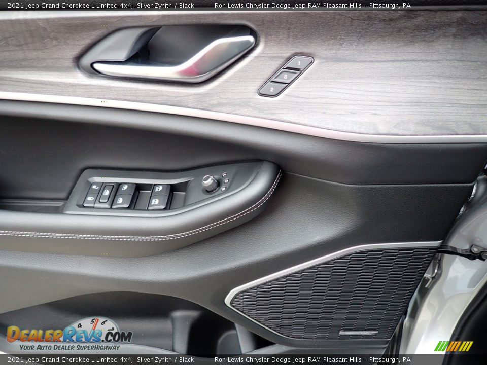 2021 Jeep Grand Cherokee L Limited 4x4 Silver Zynith / Black Photo #14