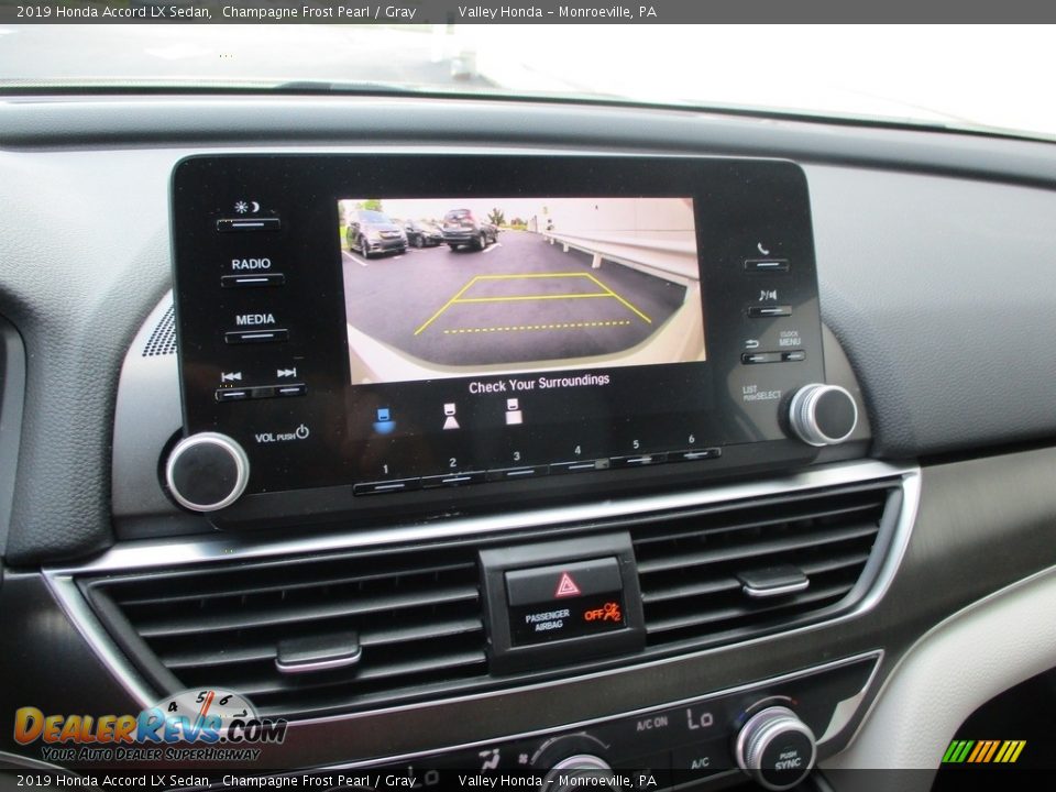 2019 Honda Accord LX Sedan Champagne Frost Pearl / Gray Photo #16