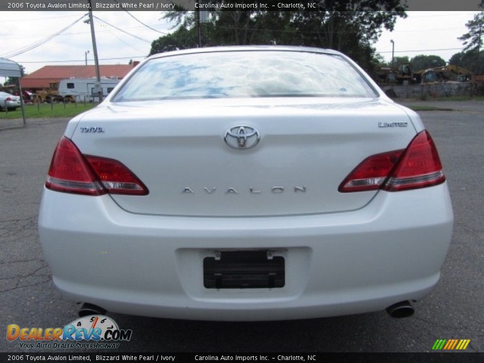 2006 Toyota Avalon Limited Blizzard White Pearl / Ivory Photo #9