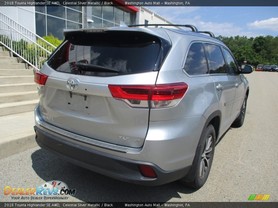 2018 Toyota Highlander SE AWD Celestial Silver Metallic / Black Photo #3