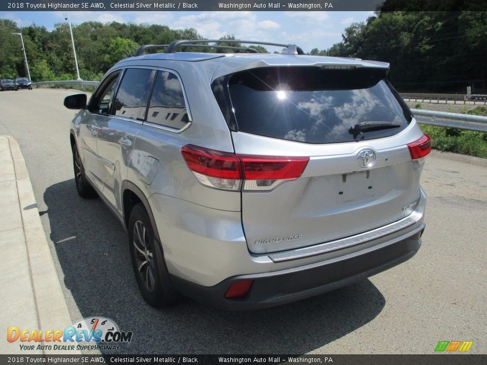 2018 Toyota Highlander SE AWD Celestial Silver Metallic / Black Photo #5