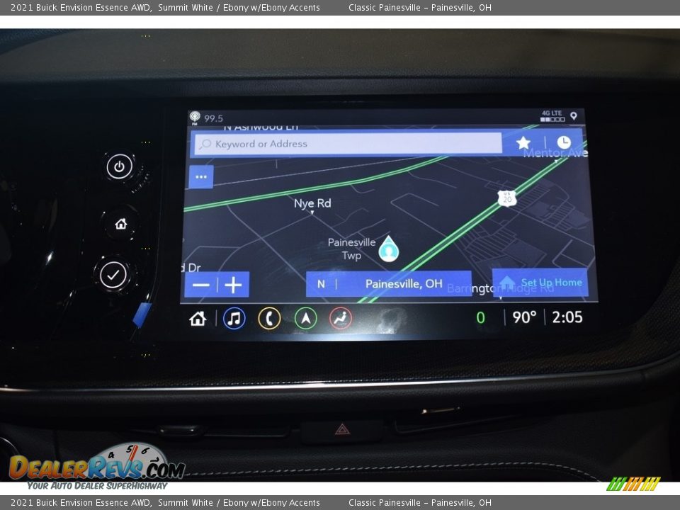 Navigation of 2021 Buick Envision Essence AWD Photo #13