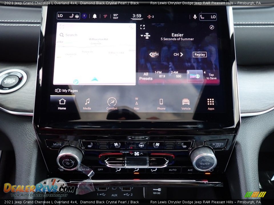 Controls of 2021 Jeep Grand Cherokee L Overland 4x4 Photo #20