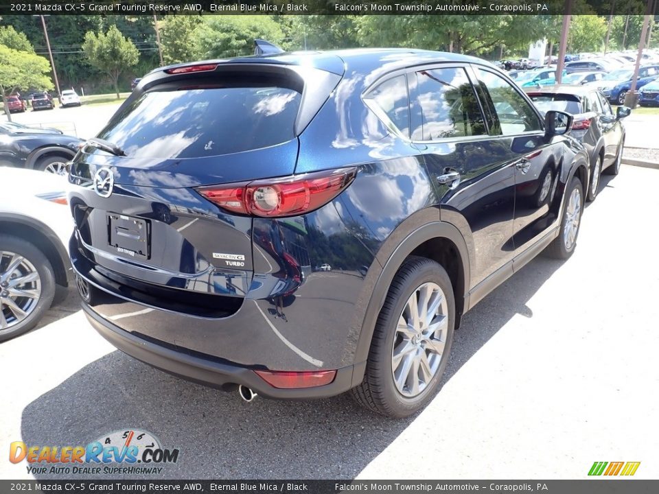 2021 Mazda CX-5 Grand Touring Reserve AWD Eternal Blue Mica / Black Photo #2