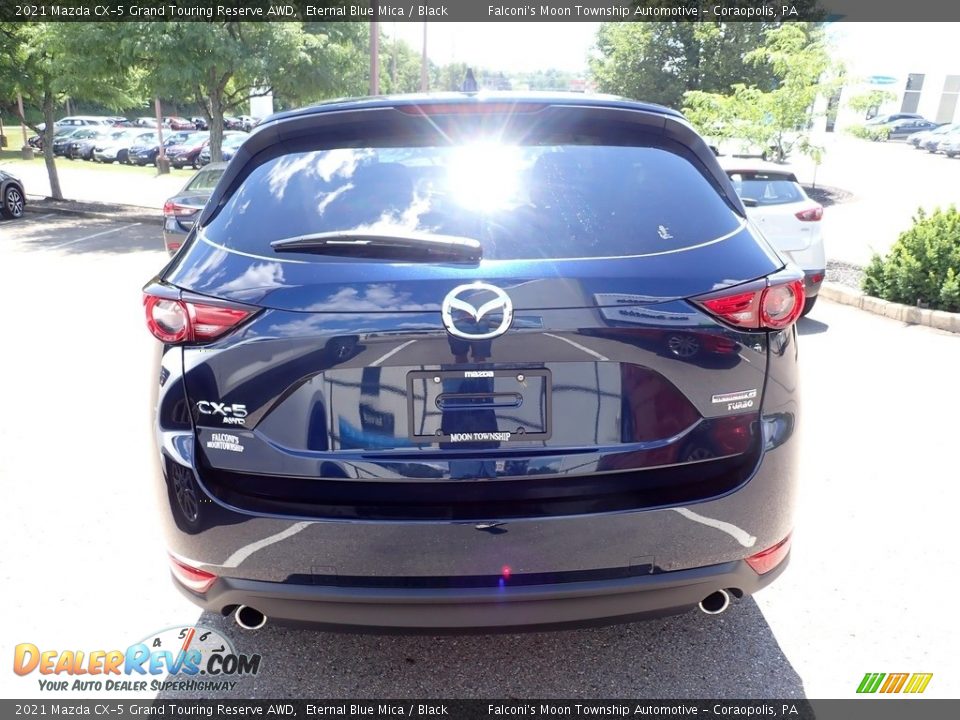 2021 Mazda CX-5 Grand Touring Reserve AWD Eternal Blue Mica / Black Photo #7
