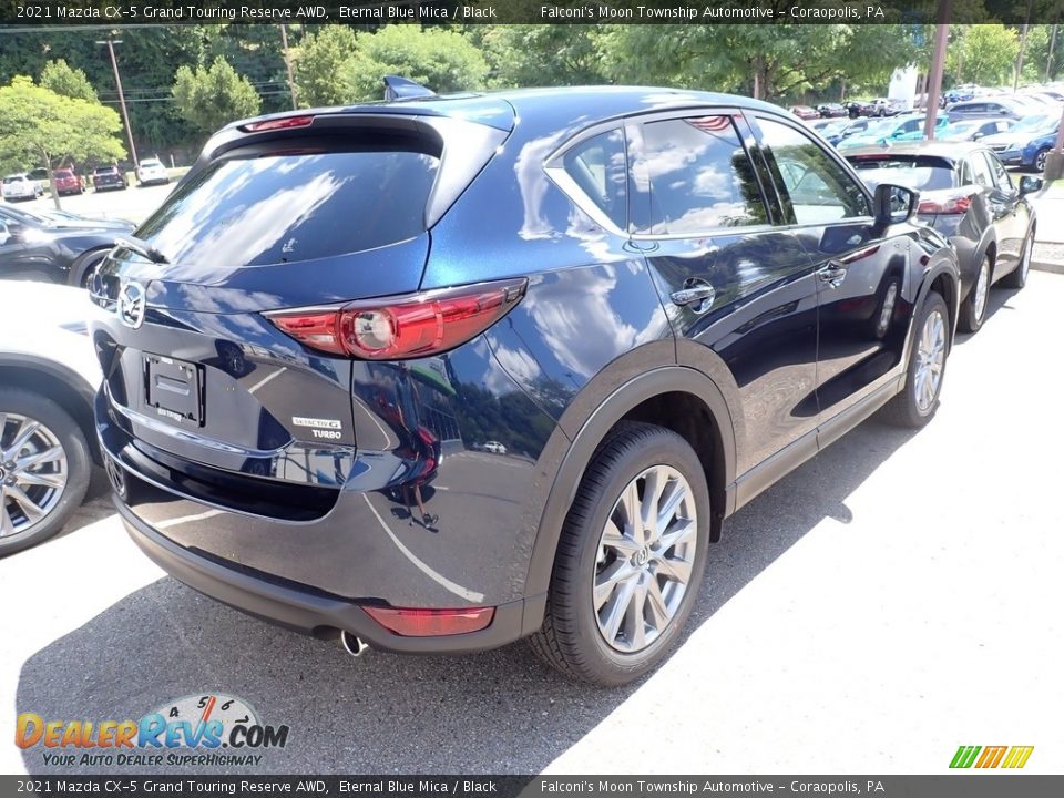 2021 Mazda CX-5 Grand Touring Reserve AWD Eternal Blue Mica / Black Photo #8