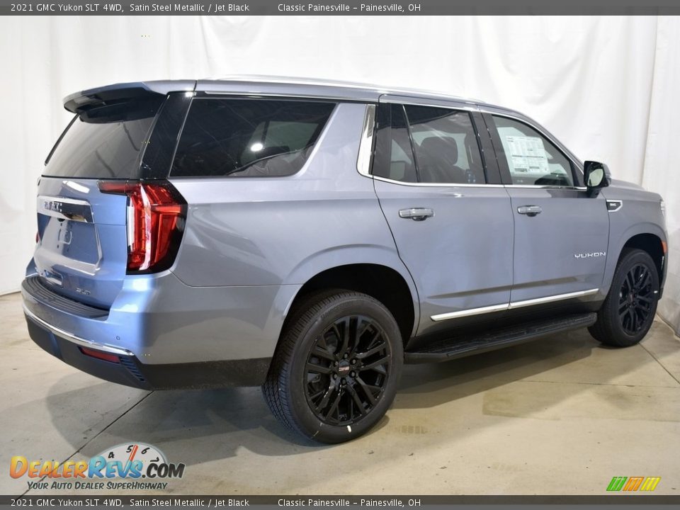 2021 GMC Yukon SLT 4WD Satin Steel Metallic / Jet Black Photo #2