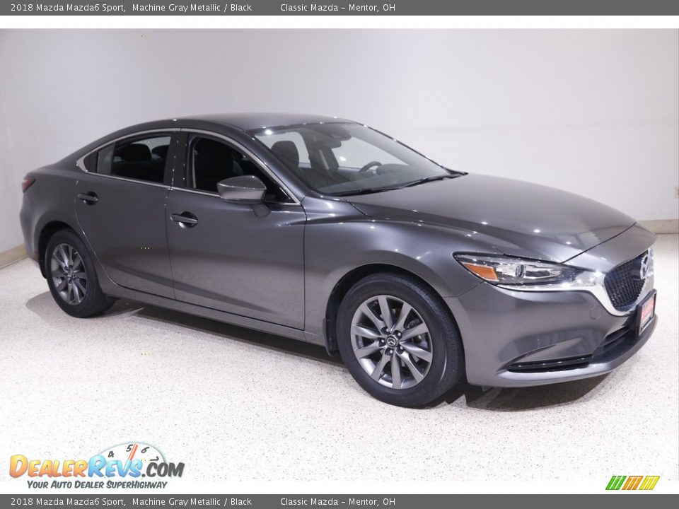 2018 Mazda Mazda6 Sport Machine Gray Metallic / Black Photo #1