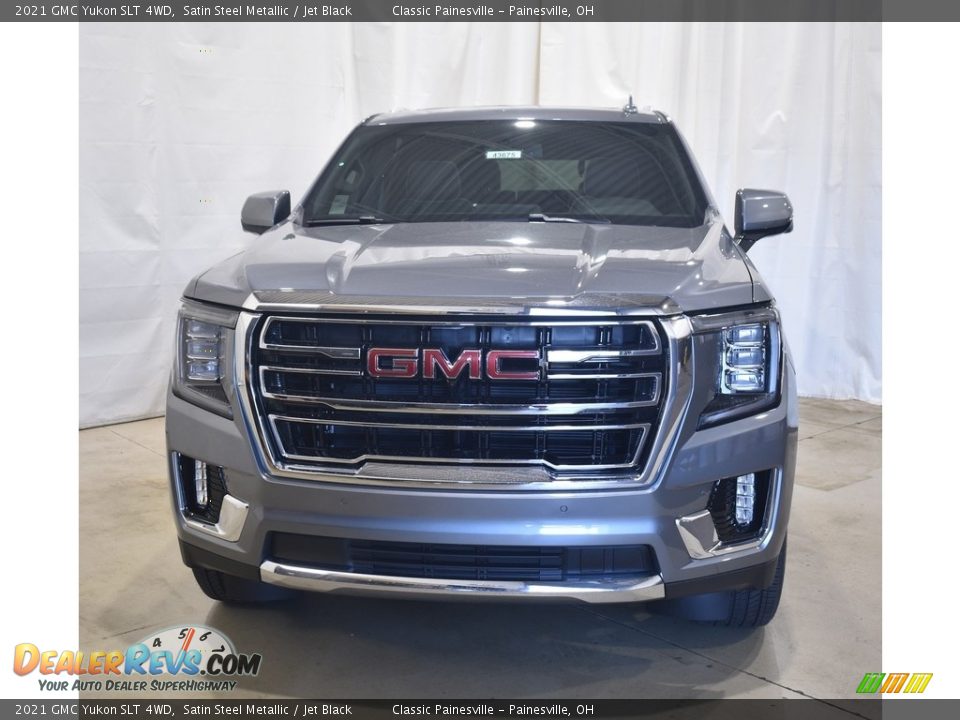 2021 GMC Yukon SLT 4WD Satin Steel Metallic / Jet Black Photo #4