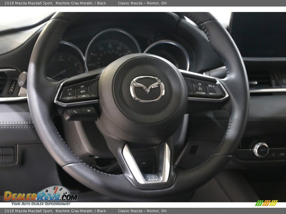 2018 Mazda Mazda6 Sport Machine Gray Metallic / Black Photo #7
