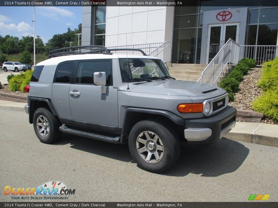 2014 Toyota FJ Cruiser 4WD Cement Gray / Dark Charcoal Photo #1