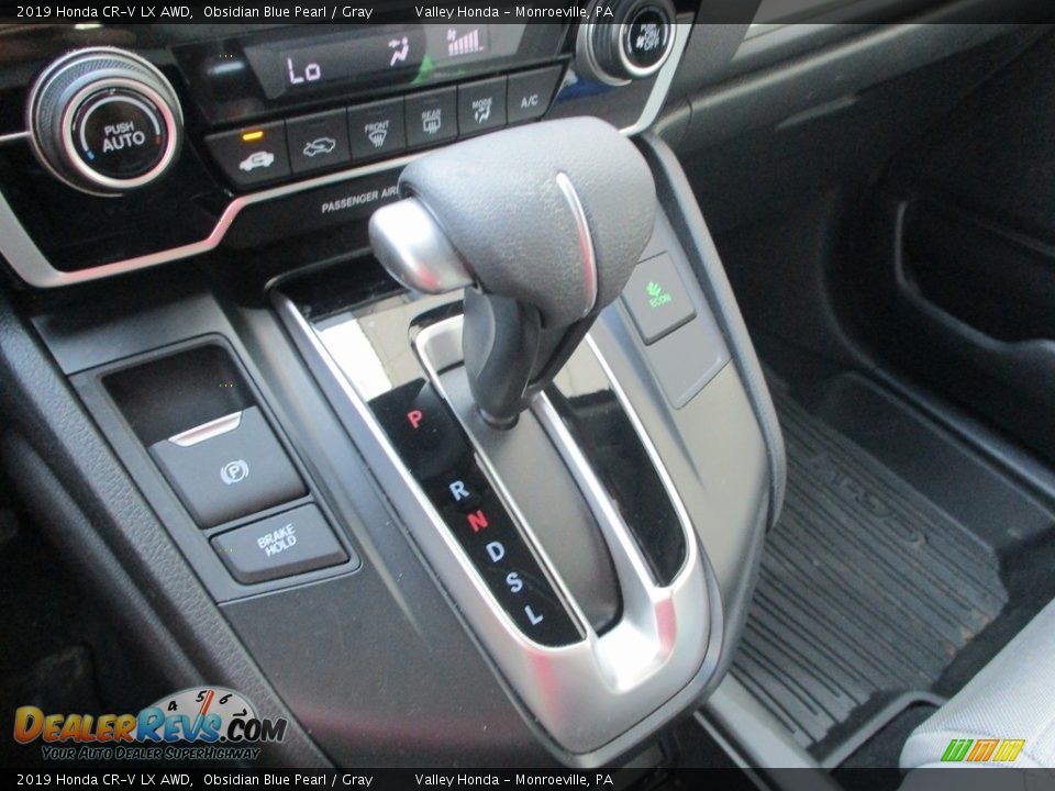 2019 Honda CR-V LX AWD Obsidian Blue Pearl / Gray Photo #16