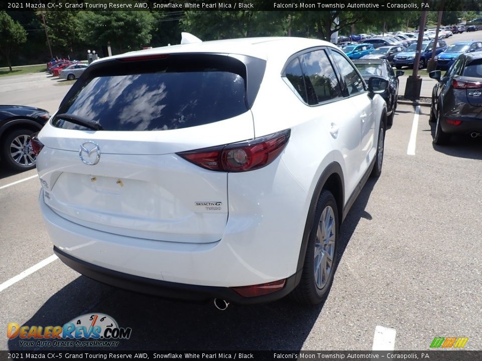 2021 Mazda CX-5 Grand Touring Reserve AWD Snowflake White Pearl Mica / Black Photo #2