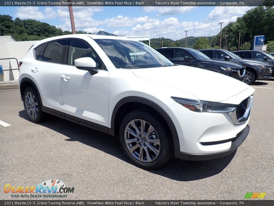 2021 Mazda CX-5 Grand Touring Reserve AWD Snowflake White Pearl Mica / Black Photo #3