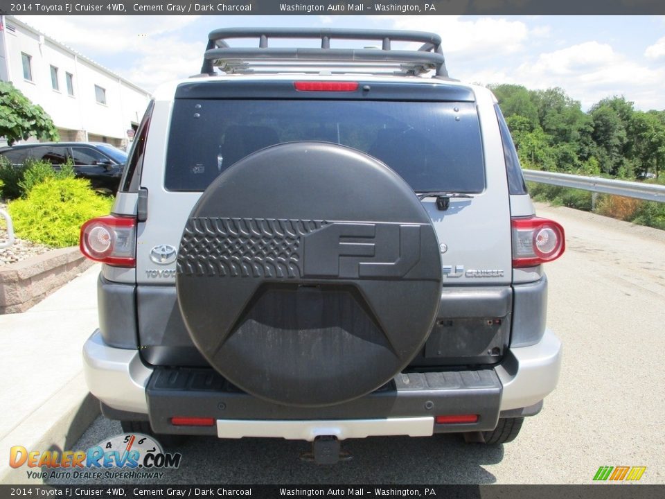 2014 Toyota FJ Cruiser 4WD Cement Gray / Dark Charcoal Photo #5