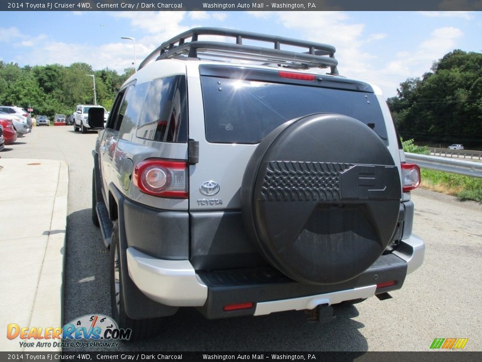 2014 Toyota FJ Cruiser 4WD Cement Gray / Dark Charcoal Photo #6