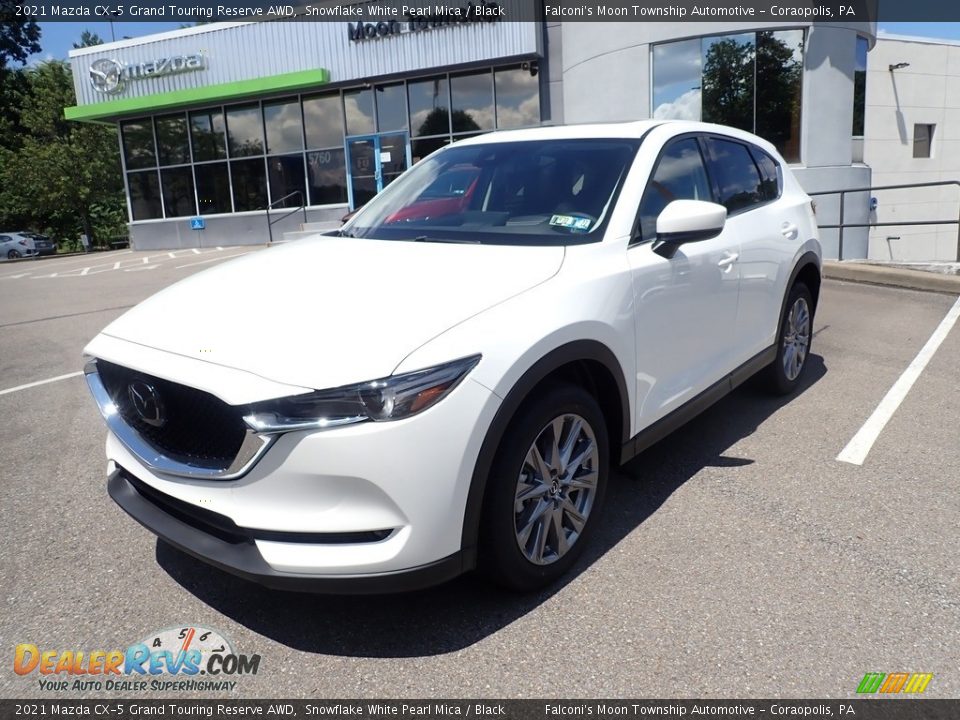 2021 Mazda CX-5 Grand Touring Reserve AWD Snowflake White Pearl Mica / Black Photo #5