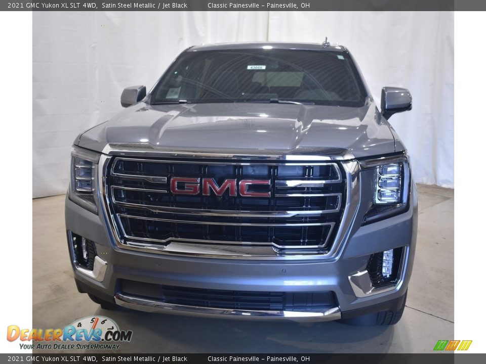 2021 GMC Yukon XL SLT 4WD Satin Steel Metallic / Jet Black Photo #4