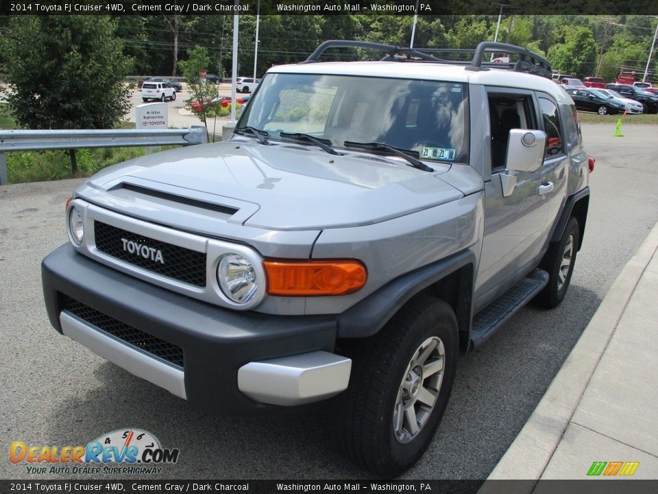 2014 Toyota FJ Cruiser 4WD Cement Gray / Dark Charcoal Photo #10