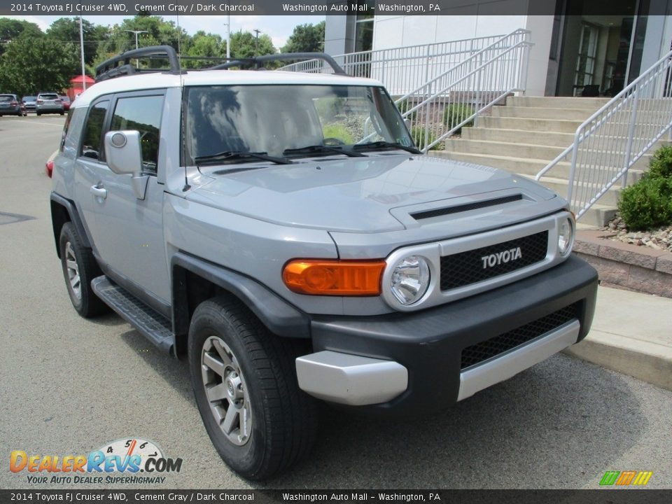 2014 Toyota FJ Cruiser 4WD Cement Gray / Dark Charcoal Photo #12