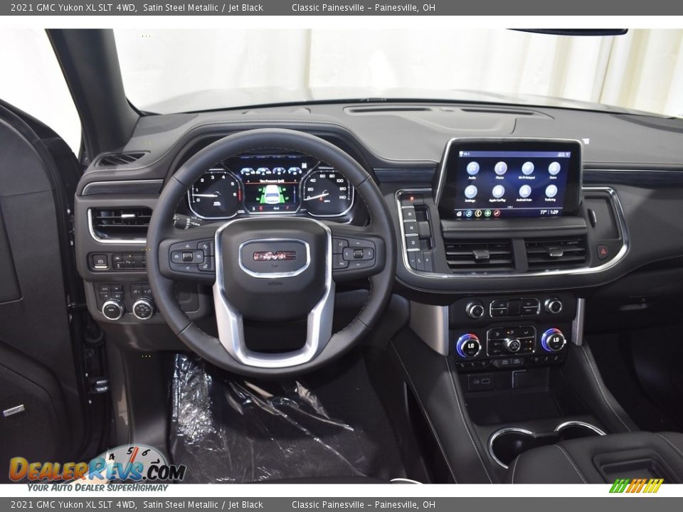 2021 GMC Yukon XL SLT 4WD Satin Steel Metallic / Jet Black Photo #13