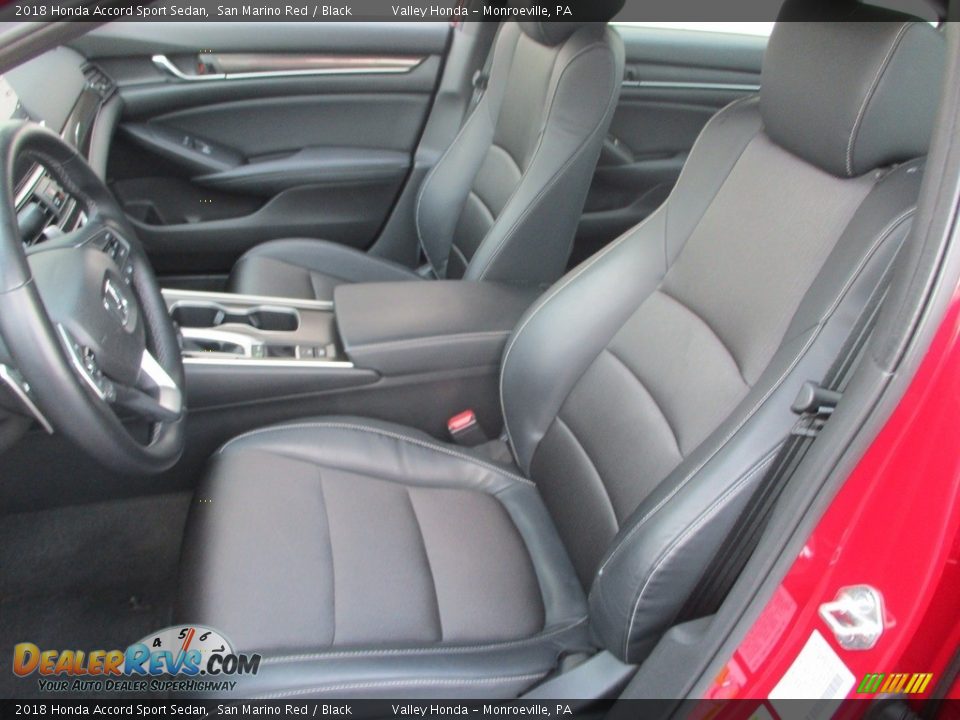 2018 Honda Accord Sport Sedan San Marino Red / Black Photo #11