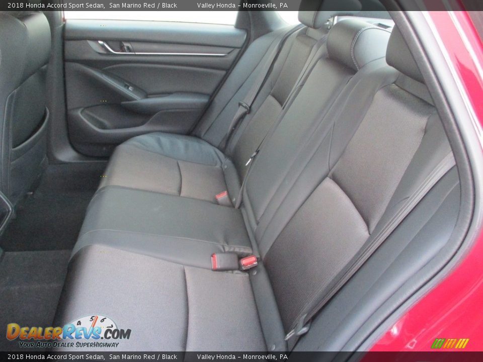 2018 Honda Accord Sport Sedan San Marino Red / Black Photo #12
