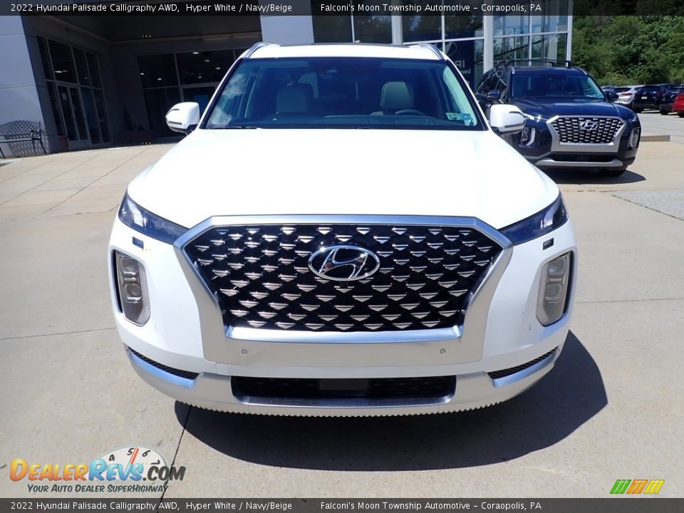 Hyper White 2022 Hyundai Palisade Calligraphy AWD Photo #4