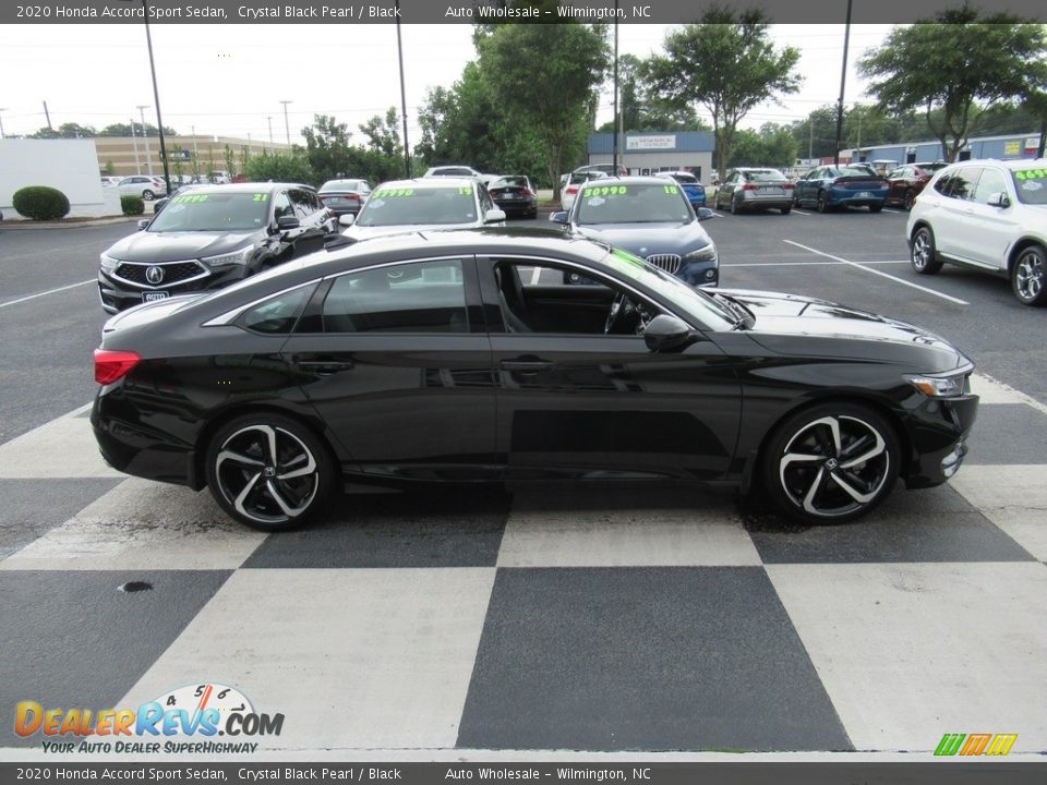 2020 Honda Accord Sport Sedan Crystal Black Pearl / Black Photo #3