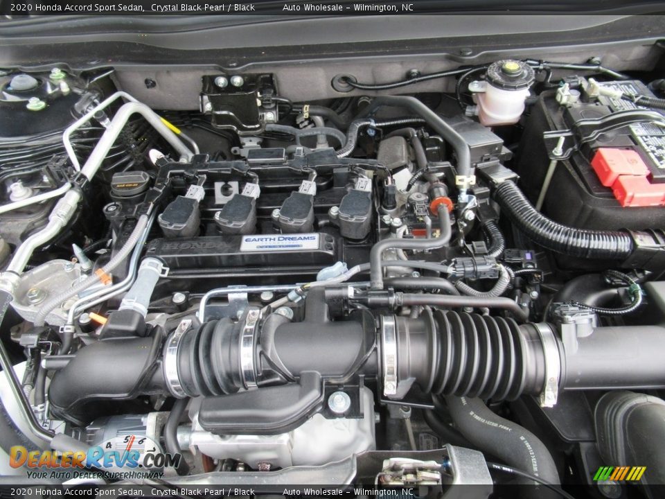 2020 Honda Accord Sport Sedan Crystal Black Pearl / Black Photo #6