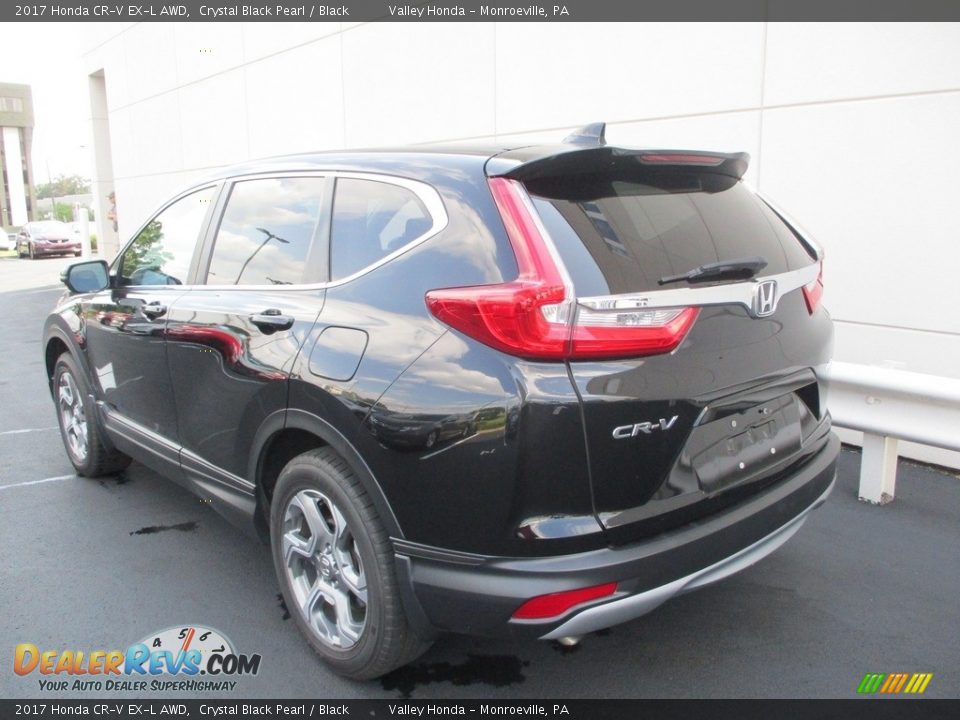 2017 Honda CR-V EX-L AWD Crystal Black Pearl / Black Photo #3