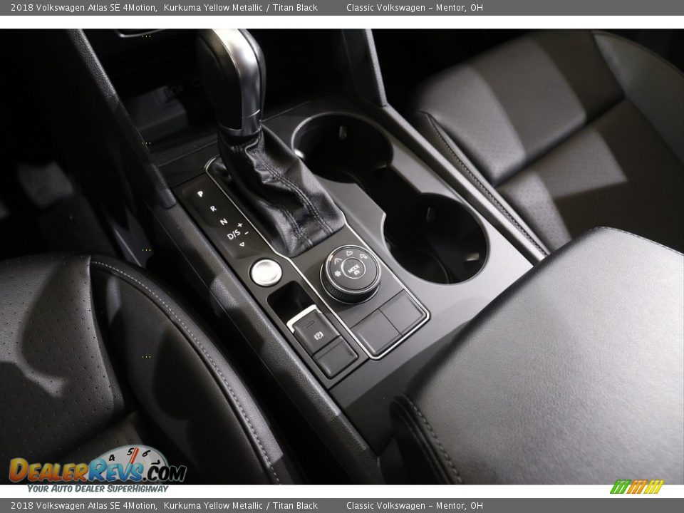 2018 Volkswagen Atlas SE 4Motion Kurkuma Yellow Metallic / Titan Black Photo #13