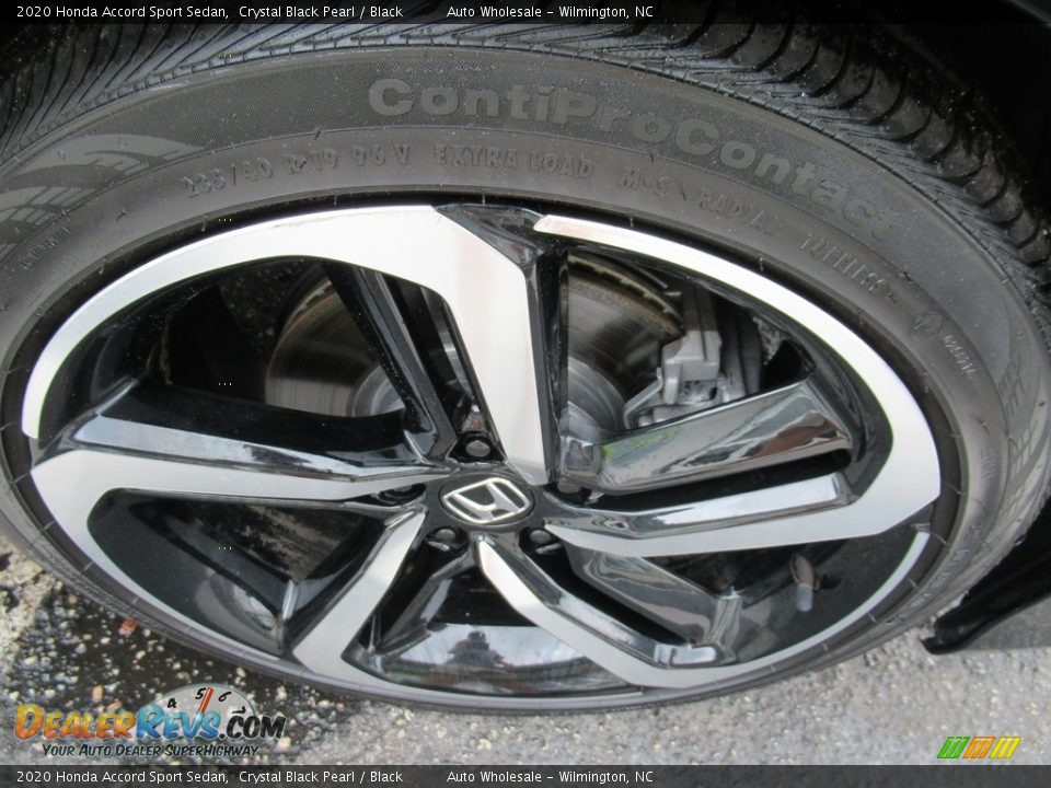2020 Honda Accord Sport Sedan Crystal Black Pearl / Black Photo #7