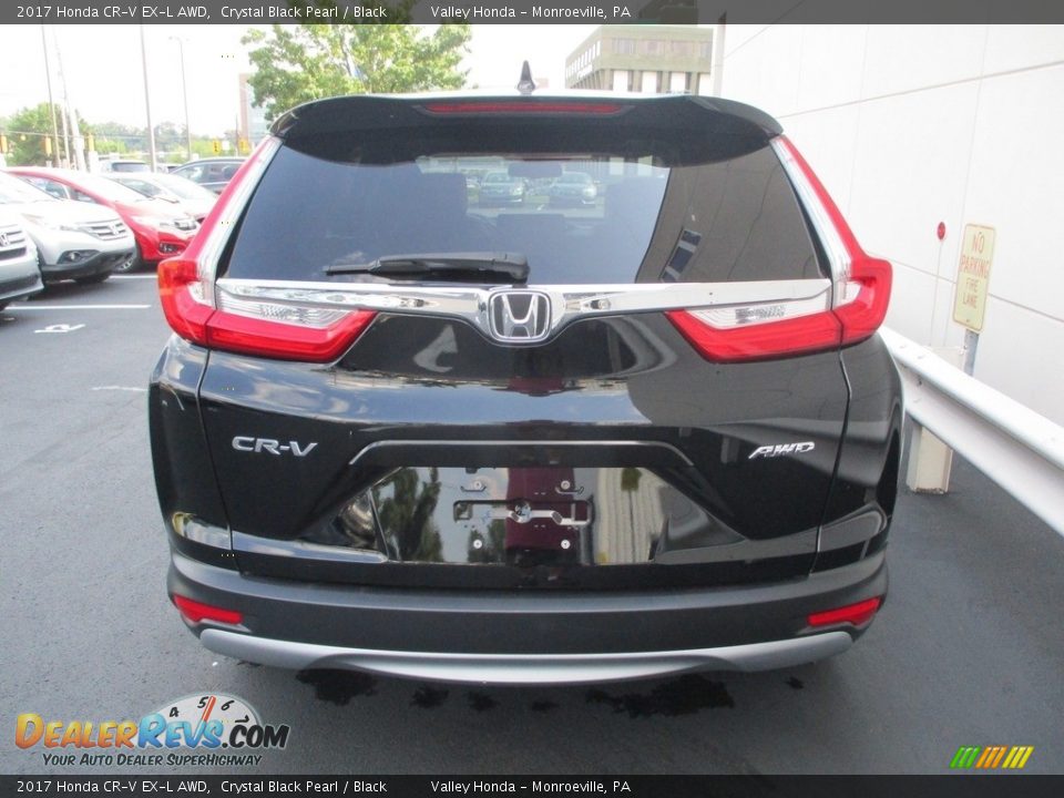 2017 Honda CR-V EX-L AWD Crystal Black Pearl / Black Photo #4