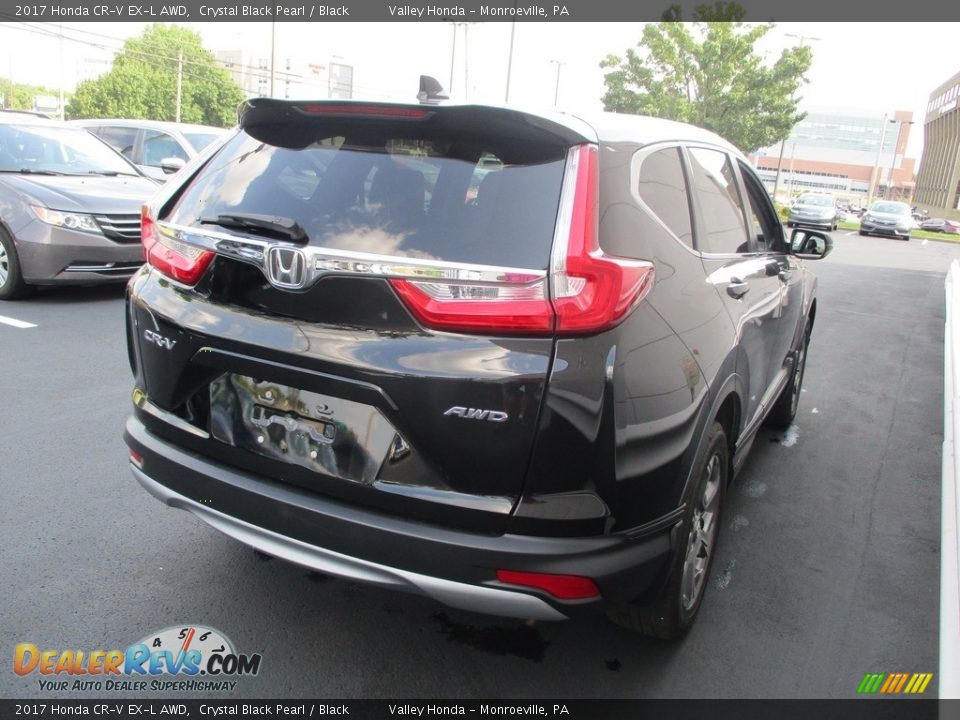 2017 Honda CR-V EX-L AWD Crystal Black Pearl / Black Photo #5