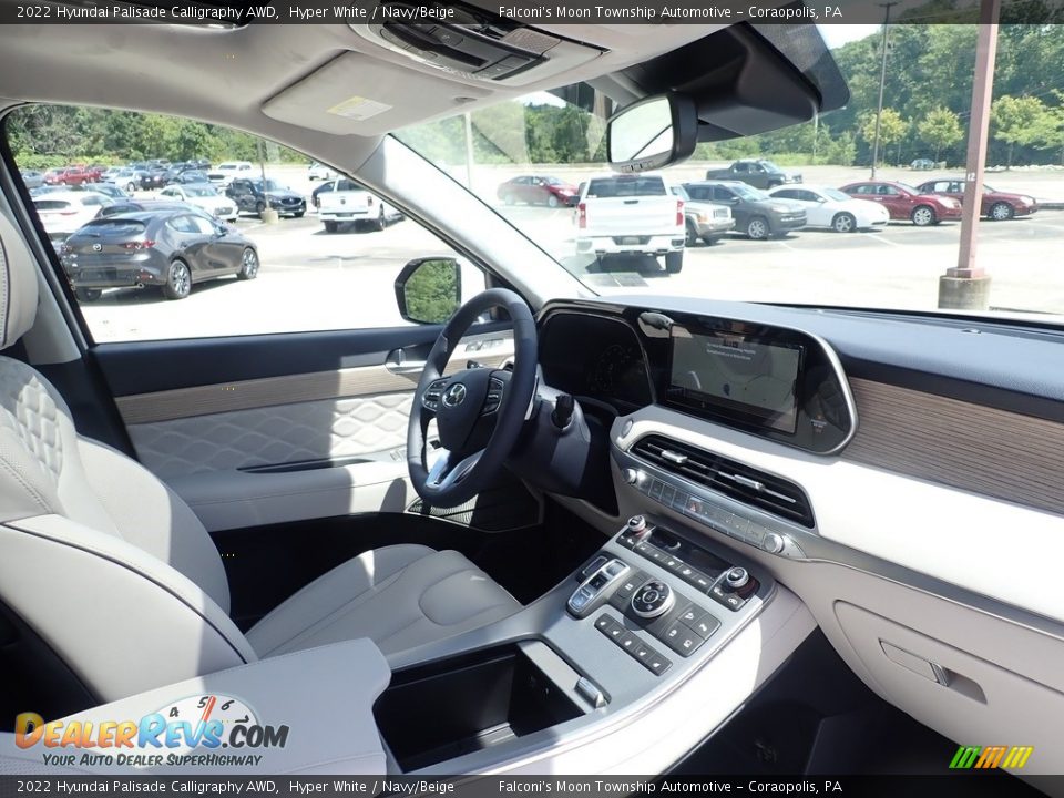 Navy/Beige Interior - 2022 Hyundai Palisade Calligraphy AWD Photo #12