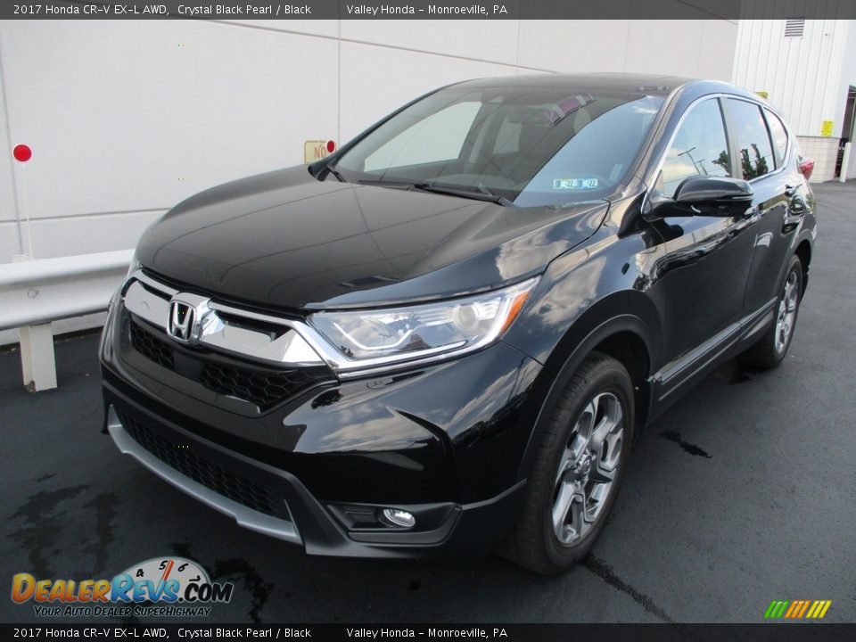 2017 Honda CR-V EX-L AWD Crystal Black Pearl / Black Photo #9