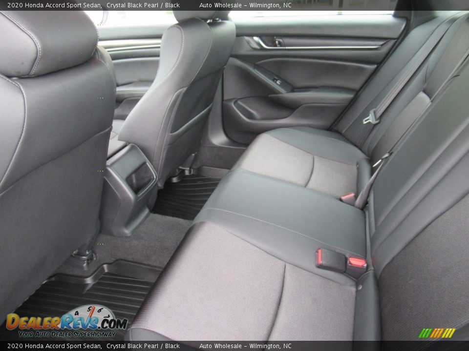 2020 Honda Accord Sport Sedan Crystal Black Pearl / Black Photo #12