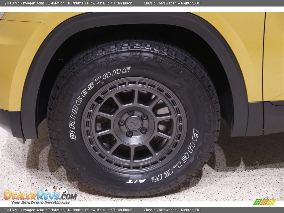 2018 Volkswagen Atlas SE 4Motion Kurkuma Yellow Metallic / Titan Black Photo #20