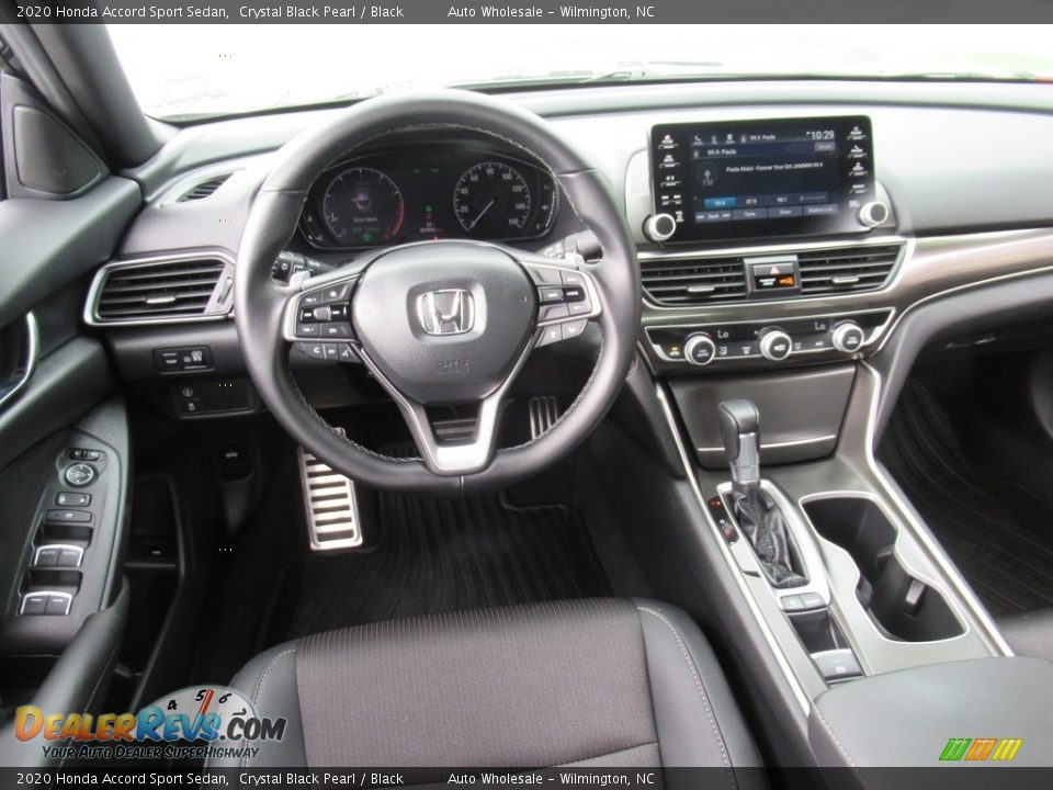 2020 Honda Accord Sport Sedan Crystal Black Pearl / Black Photo #15
