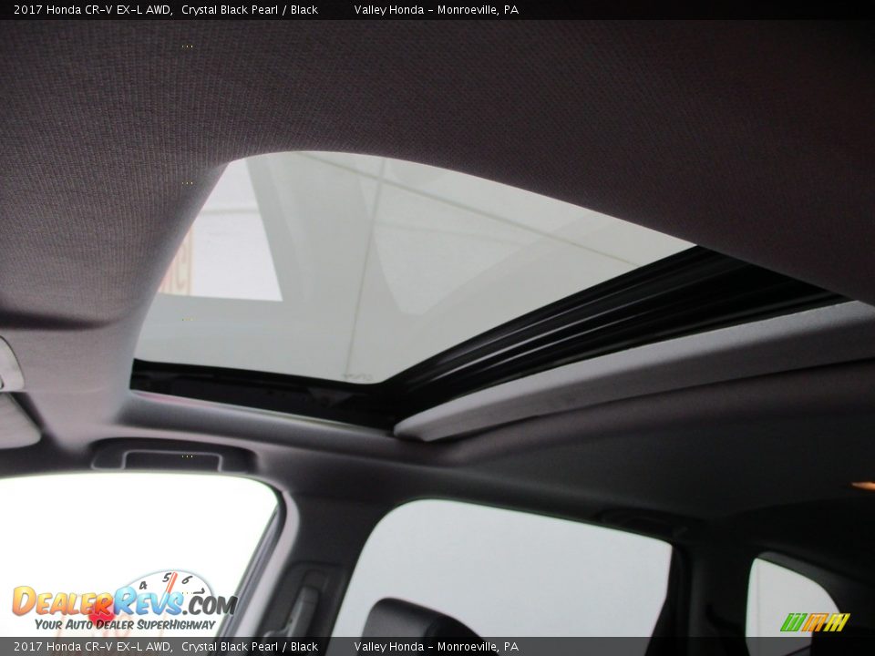 2017 Honda CR-V EX-L AWD Crystal Black Pearl / Black Photo #12
