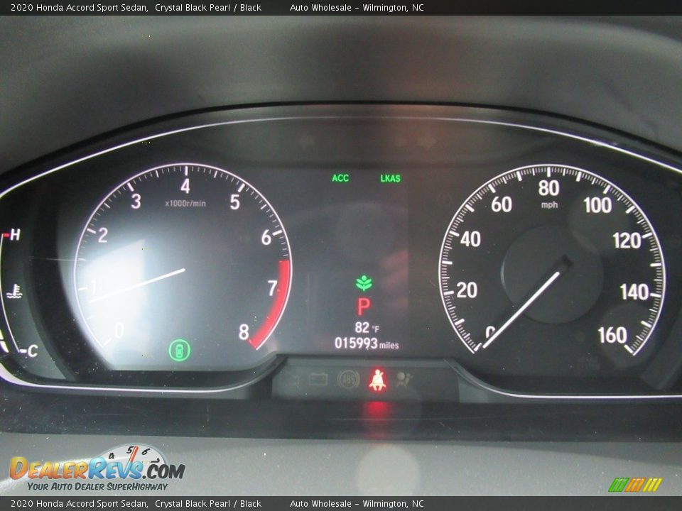 2020 Honda Accord Sport Sedan Crystal Black Pearl / Black Photo #16