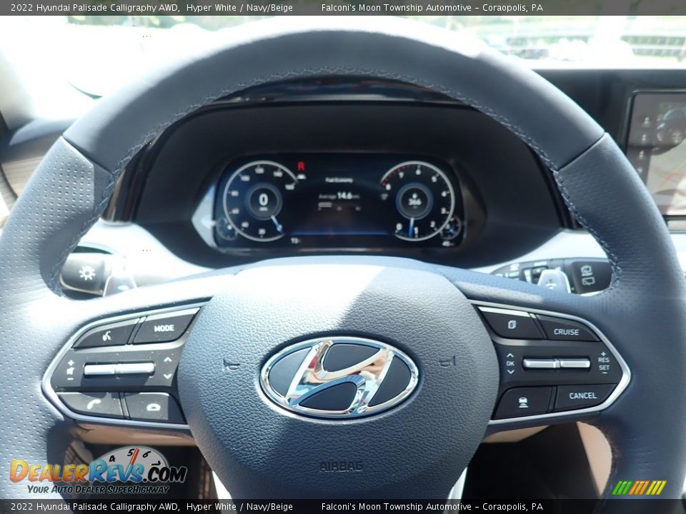 2022 Hyundai Palisade Calligraphy AWD Steering Wheel Photo #20