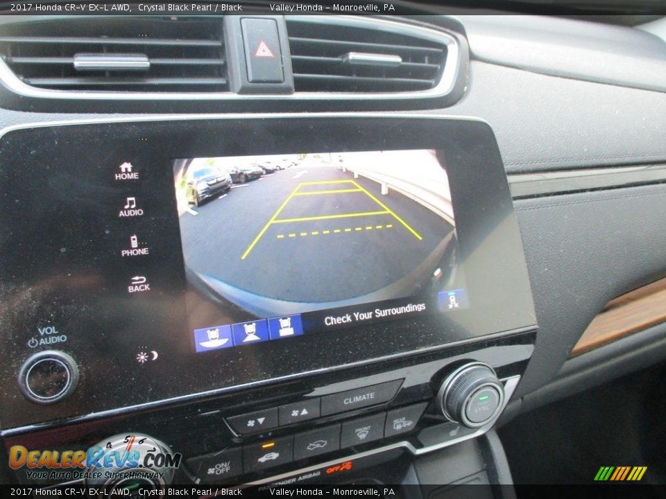2017 Honda CR-V EX-L AWD Crystal Black Pearl / Black Photo #16