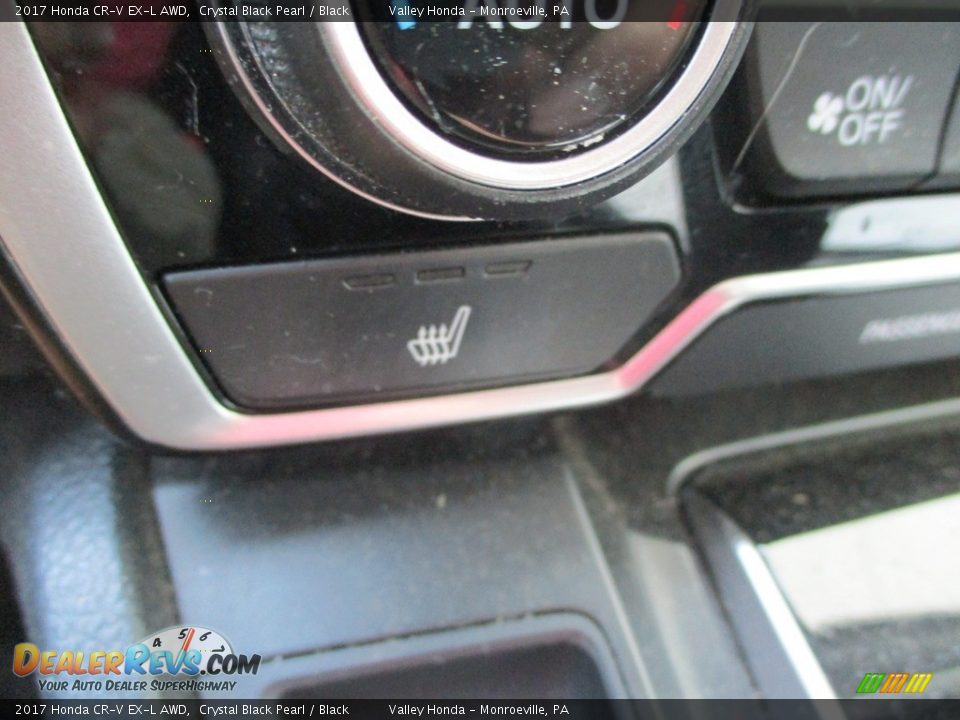 2017 Honda CR-V EX-L AWD Crystal Black Pearl / Black Photo #17
