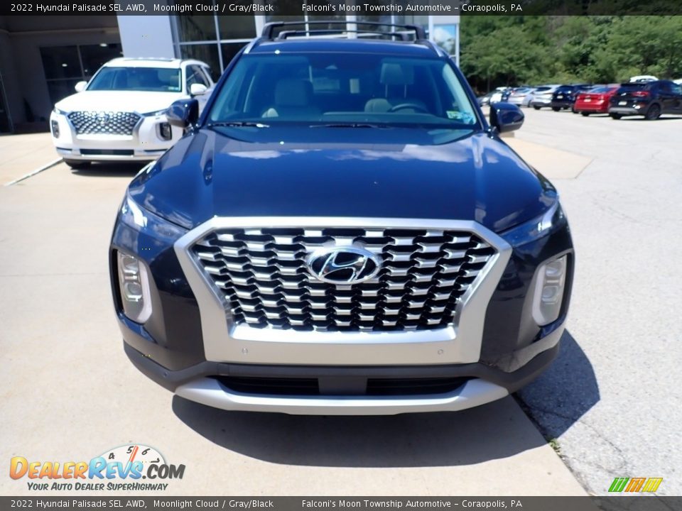 Moonlight Cloud 2022 Hyundai Palisade SEL AWD Photo #4