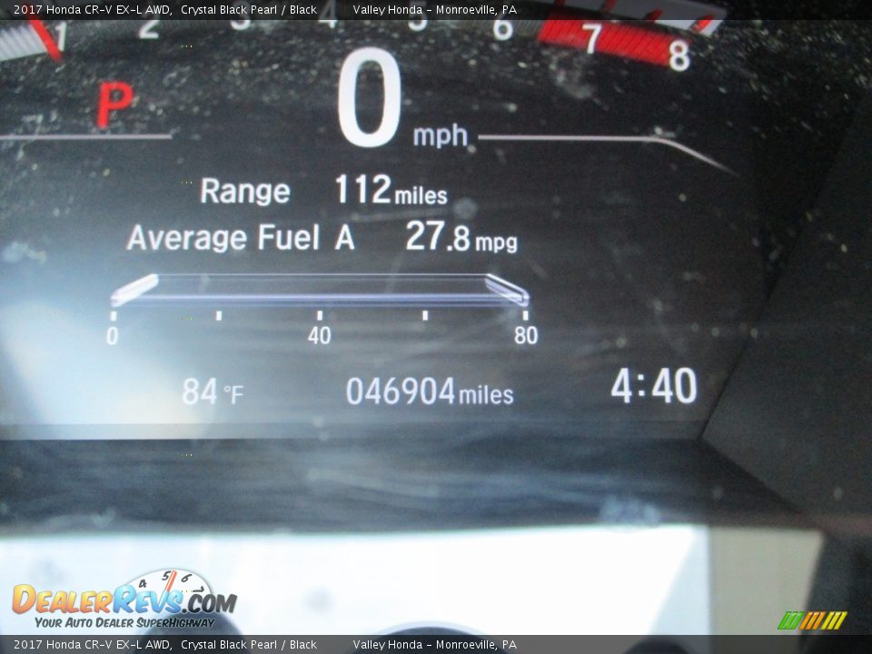 2017 Honda CR-V EX-L AWD Crystal Black Pearl / Black Photo #20