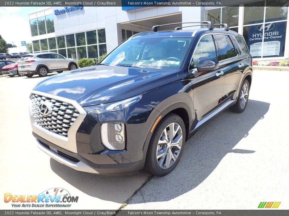 2022 Hyundai Palisade SEL AWD Moonlight Cloud / Gray/Black Photo #5